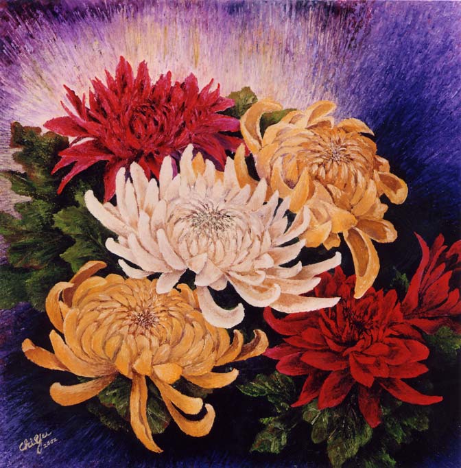 Chi Yu  Chrysanthemum in colors