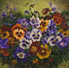 Chi Yu -  A Rainbow of Pansies